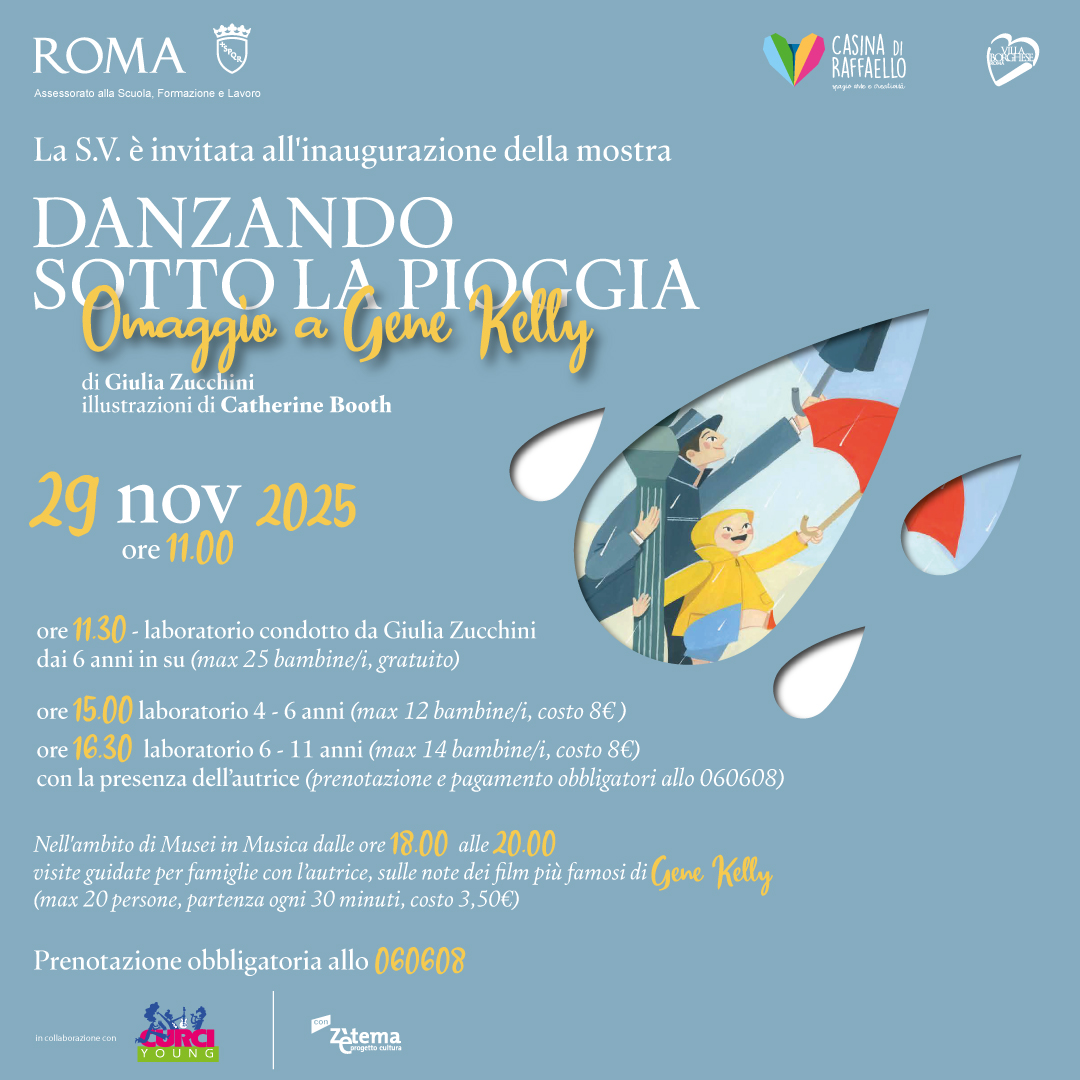 Musei in Musica 2025 e inaugurazione della mostra “Danzando sotto la pioggia” - Omaggio a Gene Kelly