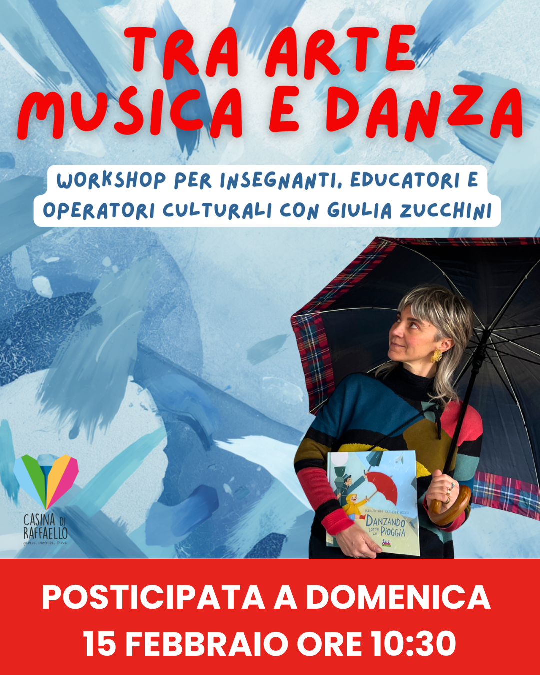 INCONTRO DI FORMAZIONE TRA ARTE, MUSICA E DANZA con Giulia Zucchini