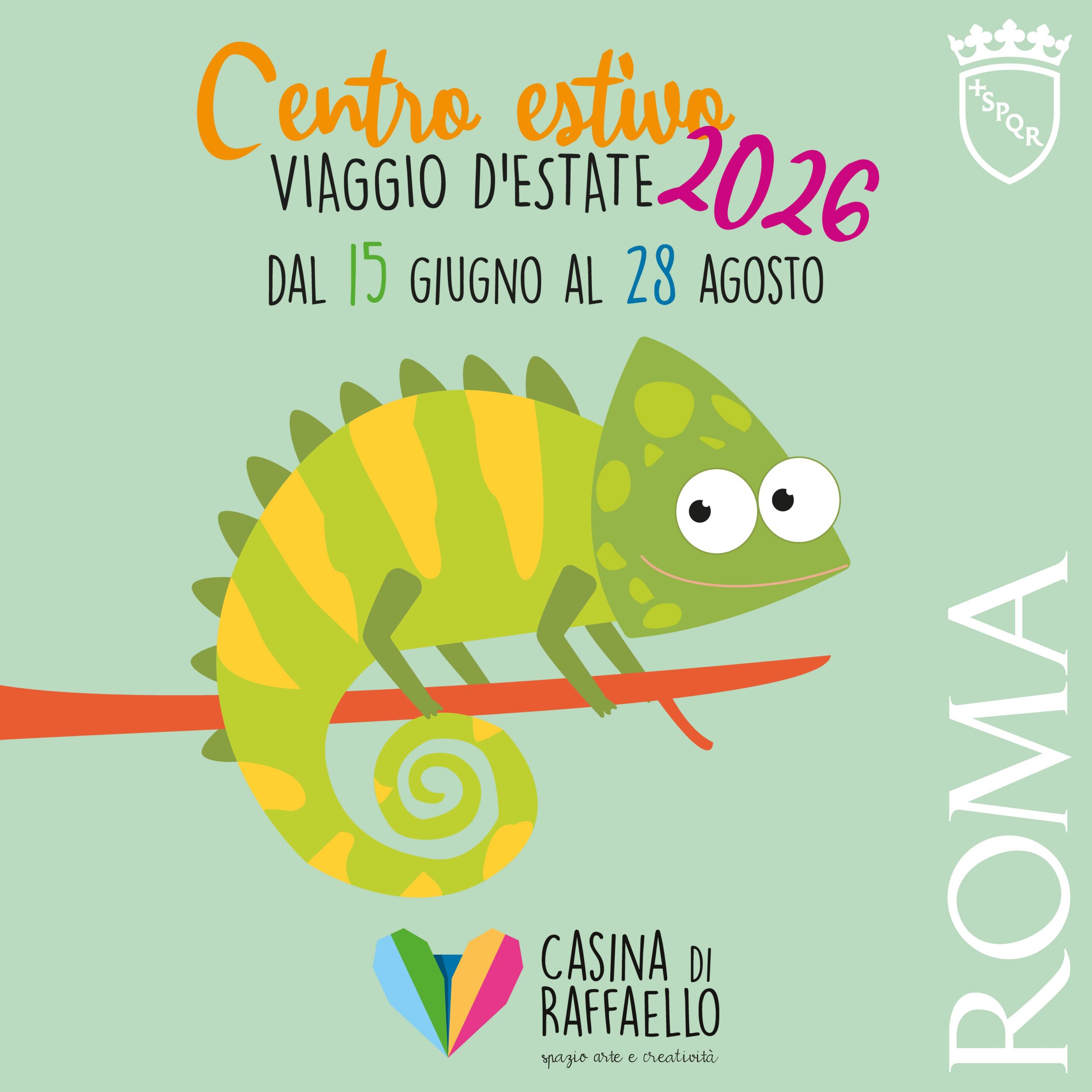 Viaggio d'Estate 2026 - il centro estivo a Casina di Raffaello